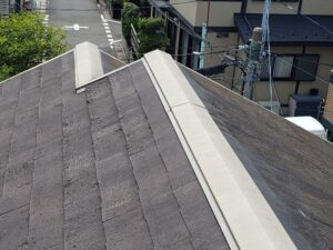 さいたま市西区　大屋根　塗装落ち防水性低下